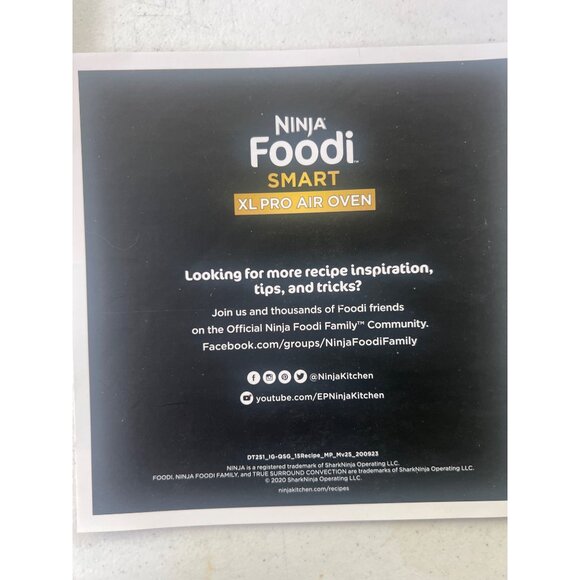 Ninja Foodi Pressure Cooker & XL Pro Air Oven Cookbook Set - Picture 4 of 4